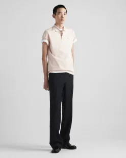 Hombre Prada CAMISETAS Y POLOS^Polo De Piqué