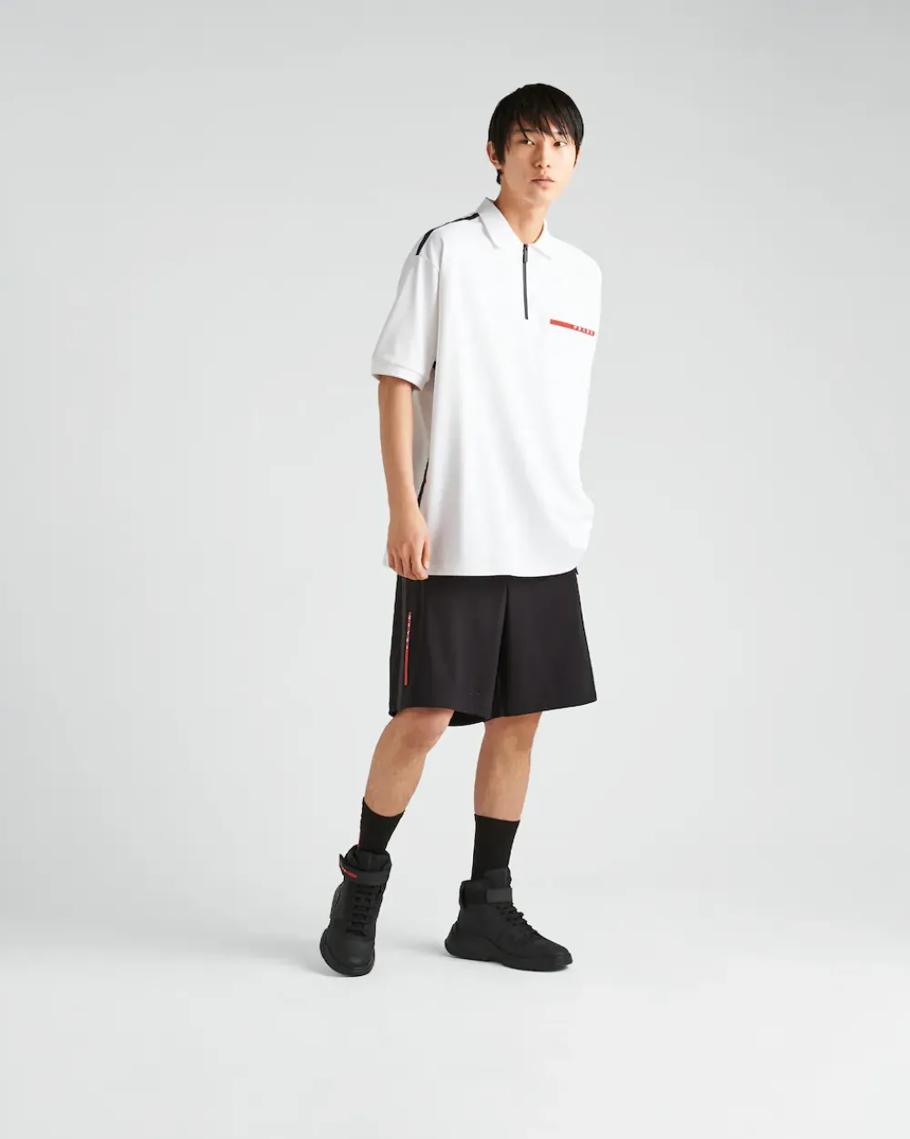 Hombre Prada ROPA^Polo De Piqué