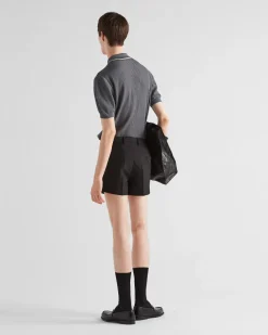 Hombre Prada TEJIDOS DE PUNTO^Polo De Seda Y Algodón