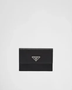 Hombre Prada CARTERAS Y TARJETEROS^Portadocumentos De Piel Saffiano