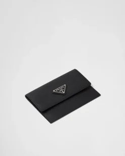 Hombre Prada CARTERAS Y TARJETEROS^Portadocumentos De Piel Saffiano