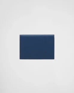 Hombre Prada CARTERAS Y TARJETEROS^Portadocumentos De Piel Saffiano