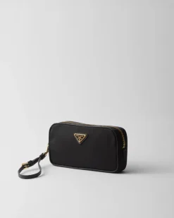 Mujer Prada COLECCIÓN FEMENINA|BOLSAS Y ACCESORIOS DE VIAJE^Pouch De Re-nylon Y Piel Saffiano Re-edition 1978