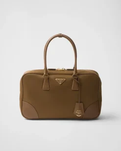 Mujer Prada COLECCIÓN FEMENINA|BOLSOS CON ASA SUPERIOR^ Re-edition 1978 Large Re-nylon And Saffiano Leather Two-handle Bag