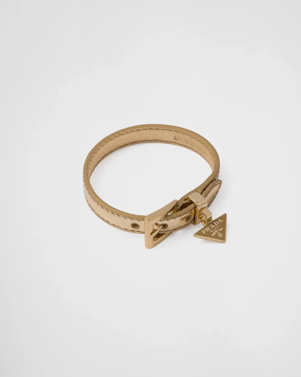 Mujer Prada JOYAS DE FANTASÍA^Pulsera De Piel Cepillada