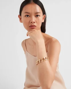 Mujer/Hombre Prada COLECCIÓN DE JOYERÍA ELEGANTE|COLECCIÓN DE JOYERÍA ELEGANTE^Pulsera Eternal Gold De Oro Amarillo