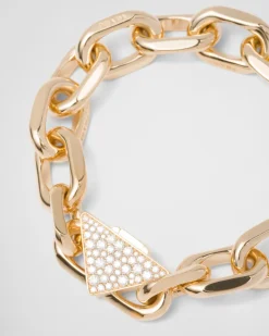 Mujer/Hombre Prada COLECCIÓN DE JOYERÍA ELEGANTE|COLECCIÓN DE JOYERÍA ELEGANTE^Pulsera Eternal Gold De Oro Y Diamantes