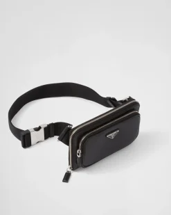 Hombre Prada MOCHILAS Y RIÑONERAS|BOLSOS MENSAJEROS^Riñonera De Piel