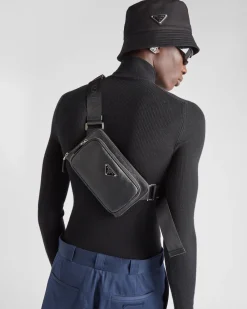 Hombre Prada MOCHILAS Y RIÑONERAS|BOLSOS MENSAJEROS^Riñonera De Piel Saffiano