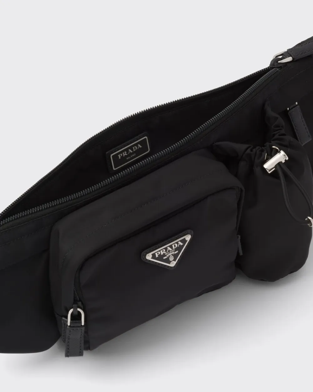Prada COLECCIÓN MASCULINA^Riñonera De Re-nylon Y Piel Saffiano