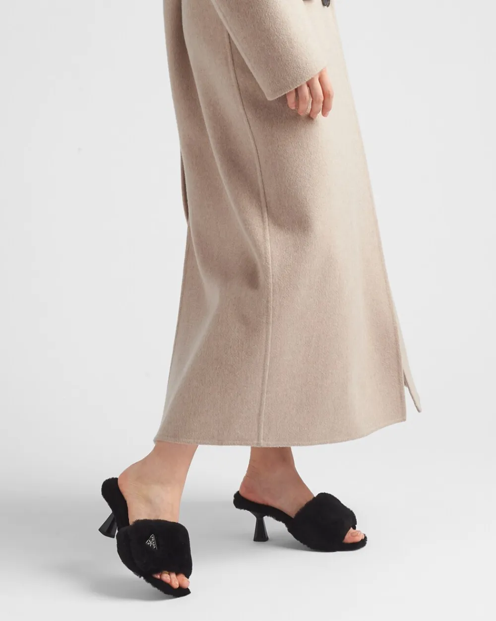 Mujer Prada PANTUFLAS Y CHINELAS^Sandalias De Borreguillo