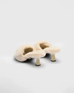 Mujer Prada PANTUFLAS Y CHINELAS^Sandalias De Borreguillo
