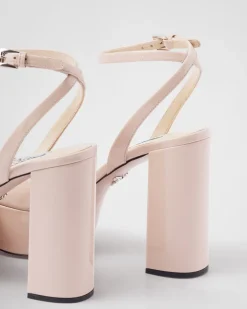 Mujer Prada SANDALIAS^Sandalias De Charol Con Plataforma