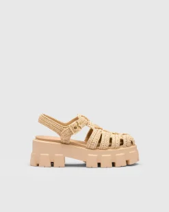 Mujer Prada SANDALIAS^Sandalias De Croché Monolith