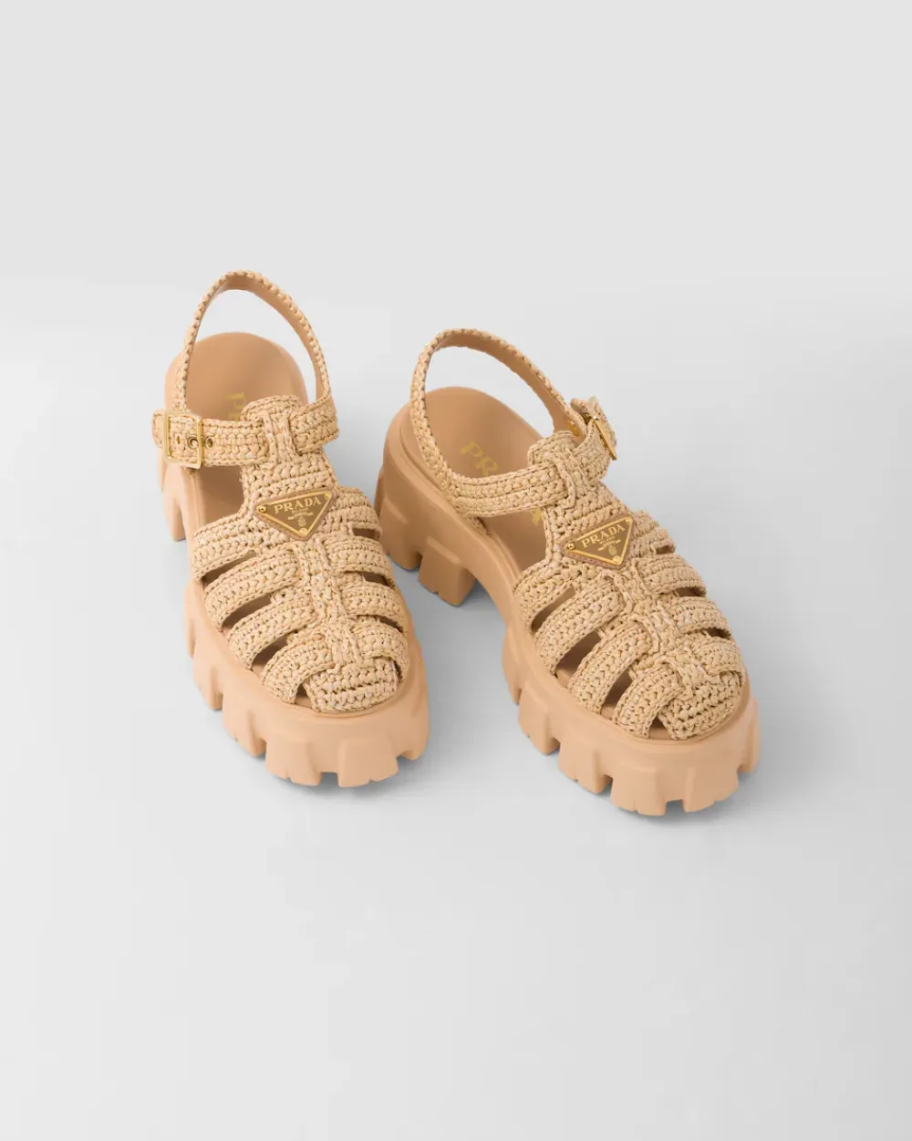 Mujer Prada SANDALIAS^Sandalias De Croché Monolith