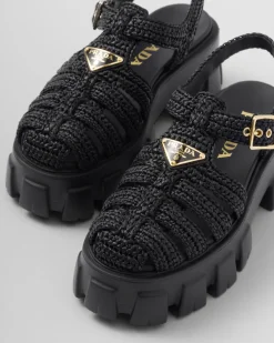 Mujer Prada SANDALIAS^Sandalias De Croché Monolith