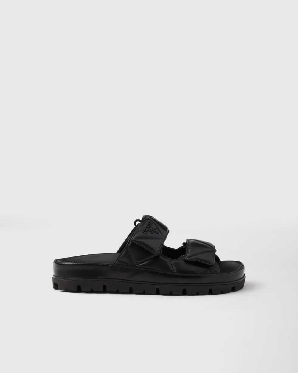 Mujer Prada PANTUFLAS Y CHINELAS^Sandalias De Napa Acolchadas