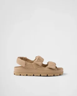 Mujer Prada SANDALIAS^Sandalias De Napa Acolchadas