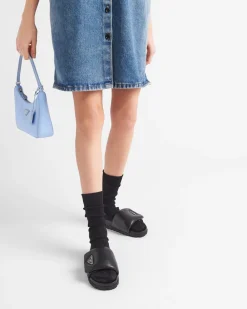 Mujer Prada PANTUFLAS Y CHINELAS^Sandalias De Napa Acolchada Soft