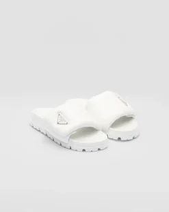 Mujer Prada PANTUFLAS Y CHINELAS^Sandalias De Napa Acolchada Soft