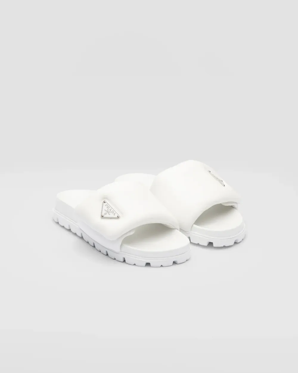 Mujer Prada PANTUFLAS Y CHINELAS^Sandalias De Napa Acolchada Soft