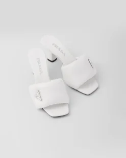 Mujer Prada PANTUFLAS Y CHINELAS^Sandalias De Napa Acolchada Soft