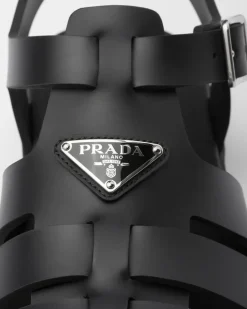 Hombre Prada SANDALIAS^Sandalias De Pescador De Goma