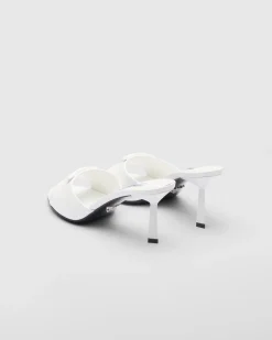 Mujer Prada PANTUFLAS Y CHINELAS^Sandalias De Piel Cepillada