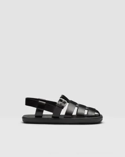 Hombre Prada SANDALIAS^Sandalias De Piel Cepillada