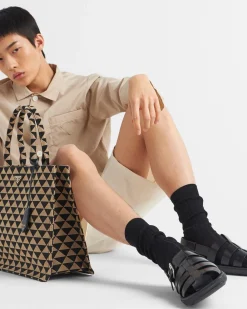 Hombre Prada SANDALIAS^Sandalias De Piel Cepillada