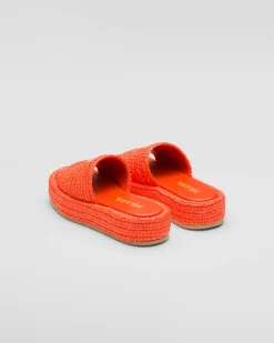 Mujer Prada PANTUFLAS Y CHINELAS^Sandalias De Plataforma De Croché