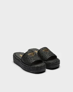 Mujer Prada PANTUFLAS Y CHINELAS^Sandalias De Plataforma De Croché