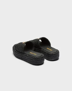 Mujer Prada PANTUFLAS Y CHINELAS^Sandalias De Plataforma De Croché
