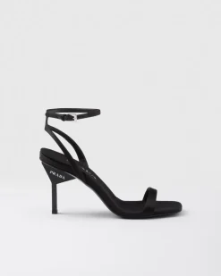 Mujer Prada SANDALIAS^Sandalias De Satén De Tacón Alto