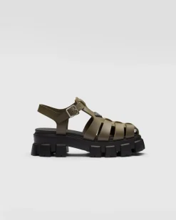 Hombre Prada SANDALIAS^Sandalias Monolith De Goma