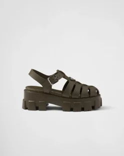 Mujer Prada SANDALIAS^Sandalias Monolith De Goma