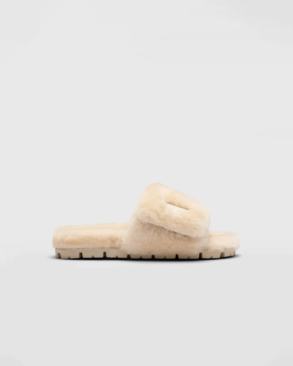 Mujer Prada PANTUFLAS Y CHINELAS^Sandalias Planas De Borreguillo