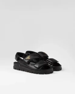 Mujer Prada SANDALIAS^Sandalias Planas De Napa