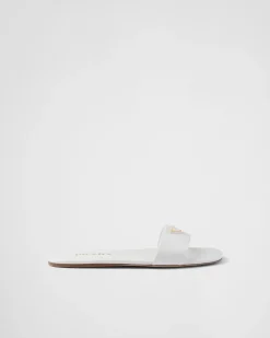 Mujer Prada PANTUFLAS Y CHINELAS^Sandalias Planas De Piel