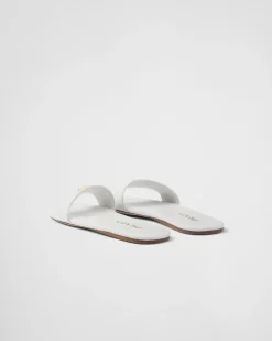 Mujer Prada PANTUFLAS Y CHINELAS^Sandalias Planas De Piel
