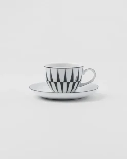 Prada TÉ Y CAFÉ^Set De Cuatro Tazas De Café De Porcelana - Stripes