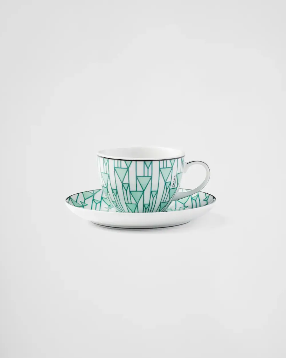 Prada TÉ Y CAFÉ^Set De Cuatro Tazas De Café De Porcelana - Vienna Green