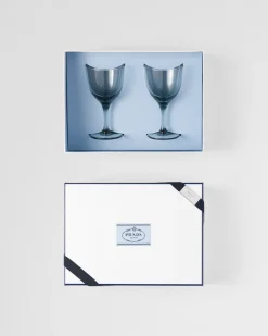 Prada COPAS Y VASOS^Set De Dos Copas De Agua De Cristal - New York