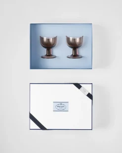 Prada COPAS Y VASOS^Set De Dos Copas De Agua De Cristal - Plinth