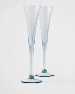 Prada COPAS Y VASOS^Set De Dos Copas Flauta De Cristal - New York