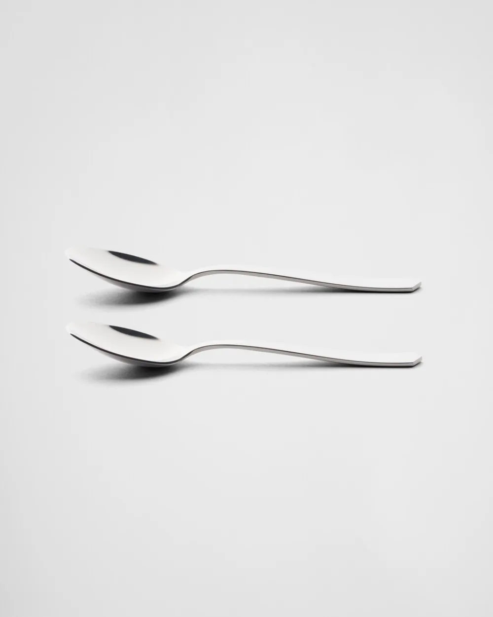 Prada CUBERTERÍA^Set De Dos Cucharillas De Café De Acero Inoxidable