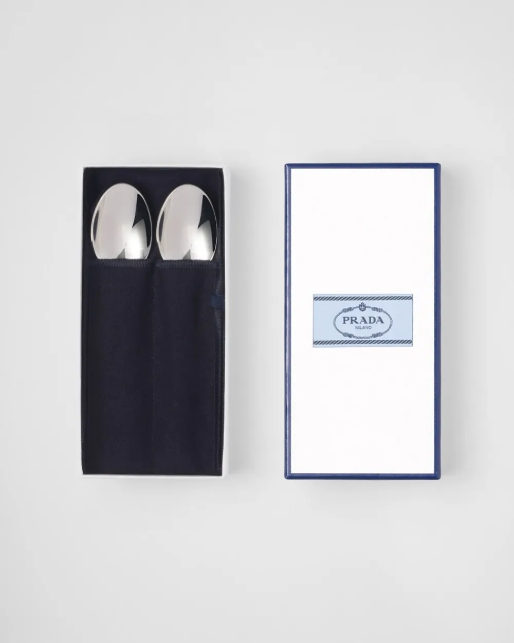 Prada CUBERTERÍA^Set De Dos Cucharillas De Té De Acero Inoxidable