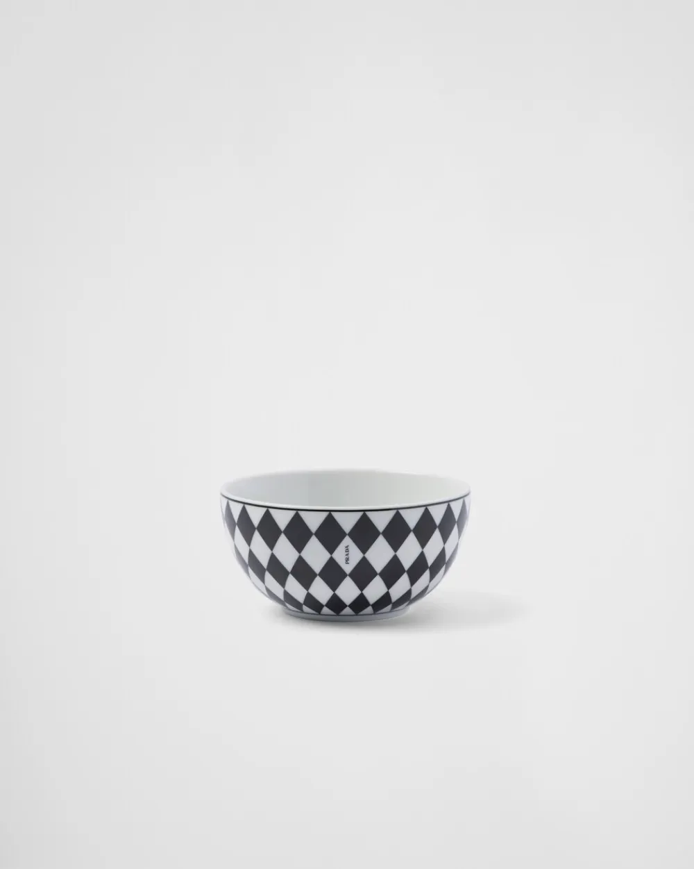 Prada PLATOS Y BOLES^Set De Dos Cuencos De Arroz O Cereales De Porcelana - Checkerboard