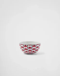 Prada PLATOS Y BOLES^Set De Dos Cuencos De Arroz O Cereales De Porcelana - Vienna Red