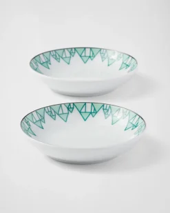 Prada PLATOS Y BOLES^Set De Dos Cuencos De Salsa De Porcelana - Vienna Green